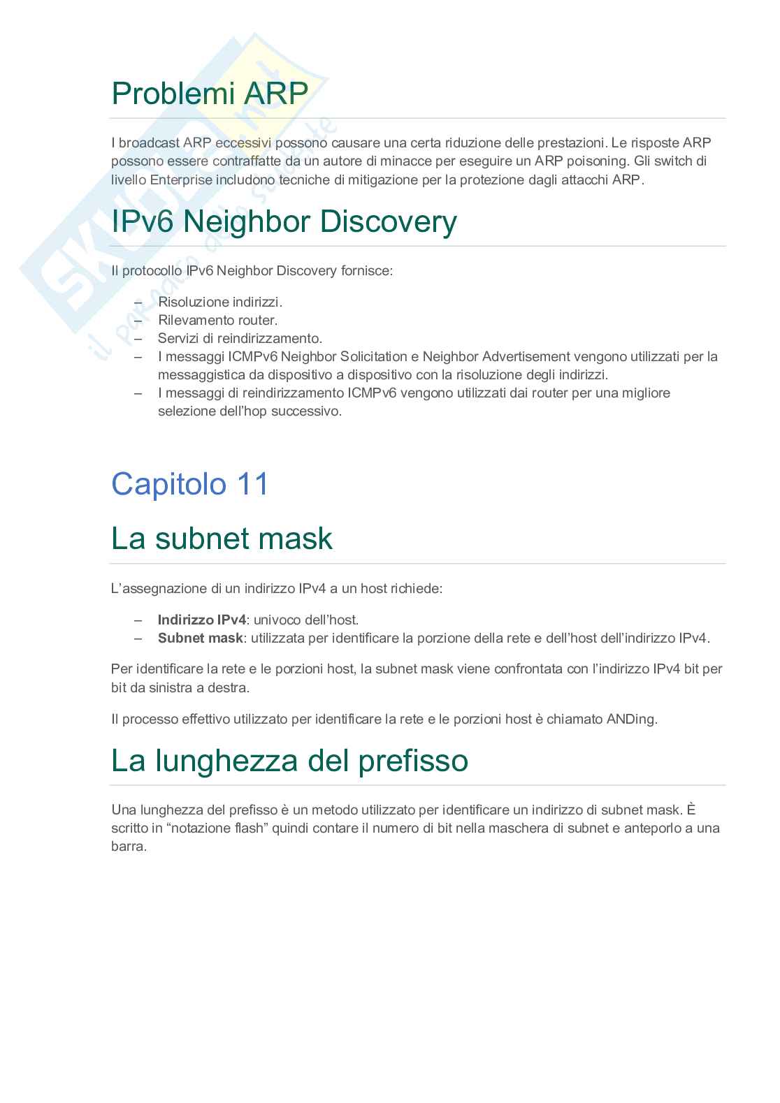 Fondamenti CCNA Pag. 31