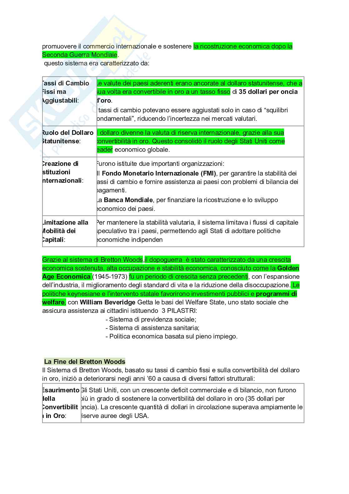 Programma di Storia dell'economia e dell'impresa Pag. 31