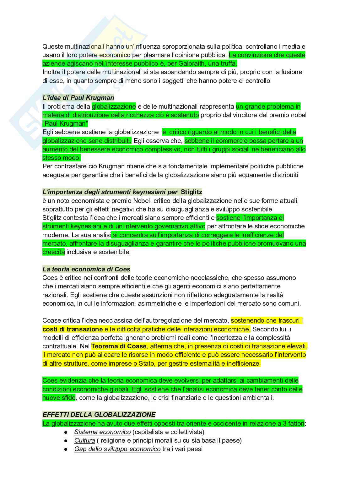 Programma di Storia dell'economia e dell'impresa Pag. 36