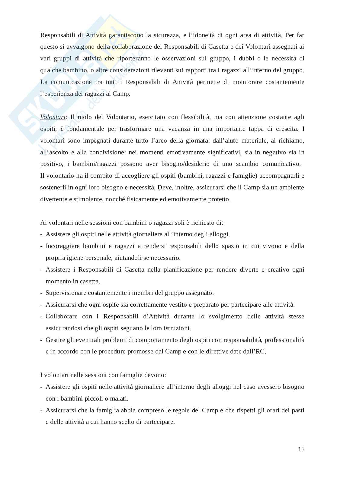Al Dynamo Camp niente è impossibile “Insieme per dare un sorriso ai bambini”   Pag. 16