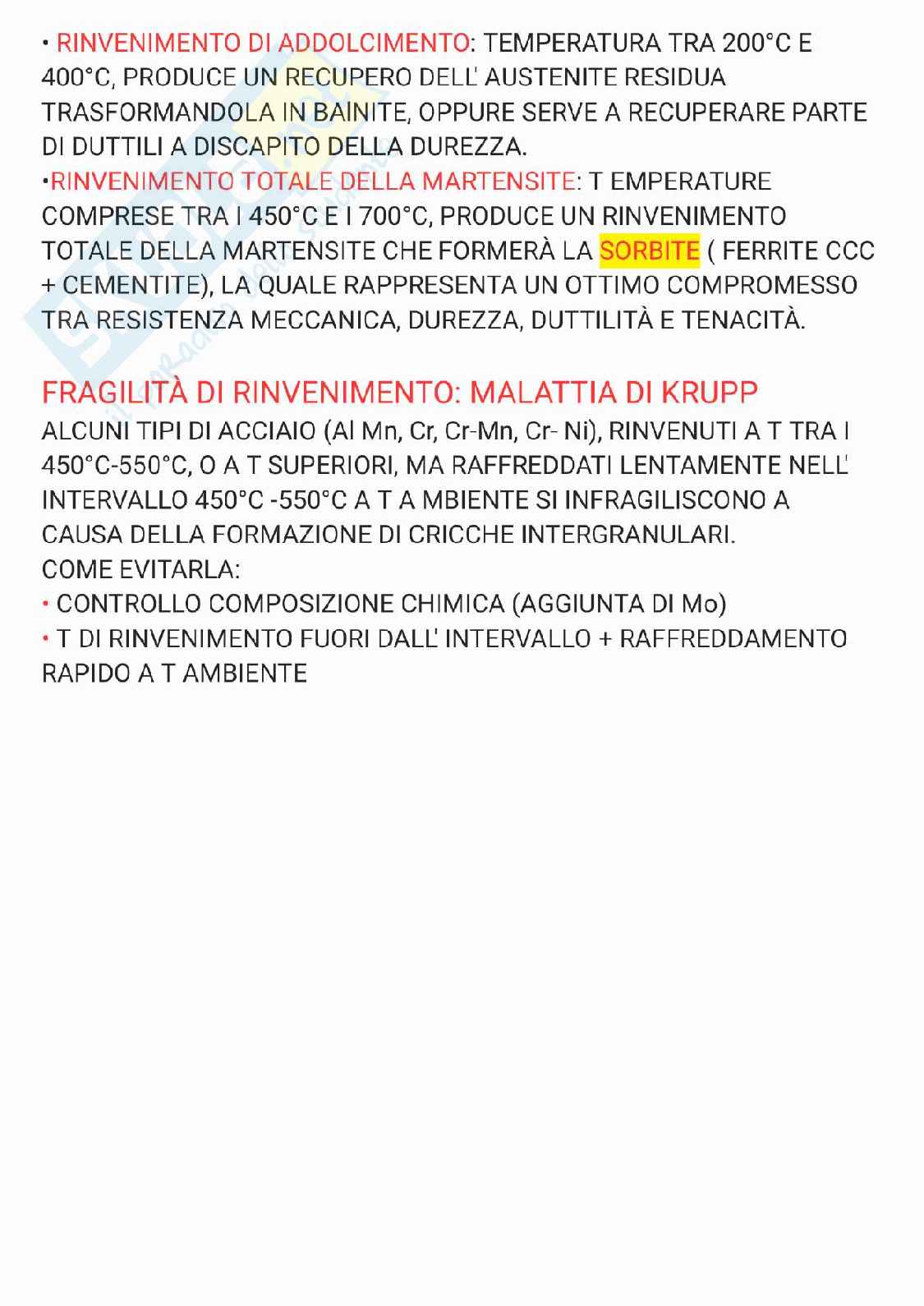 Appunti per esame di Metallurgia  Pag. 21