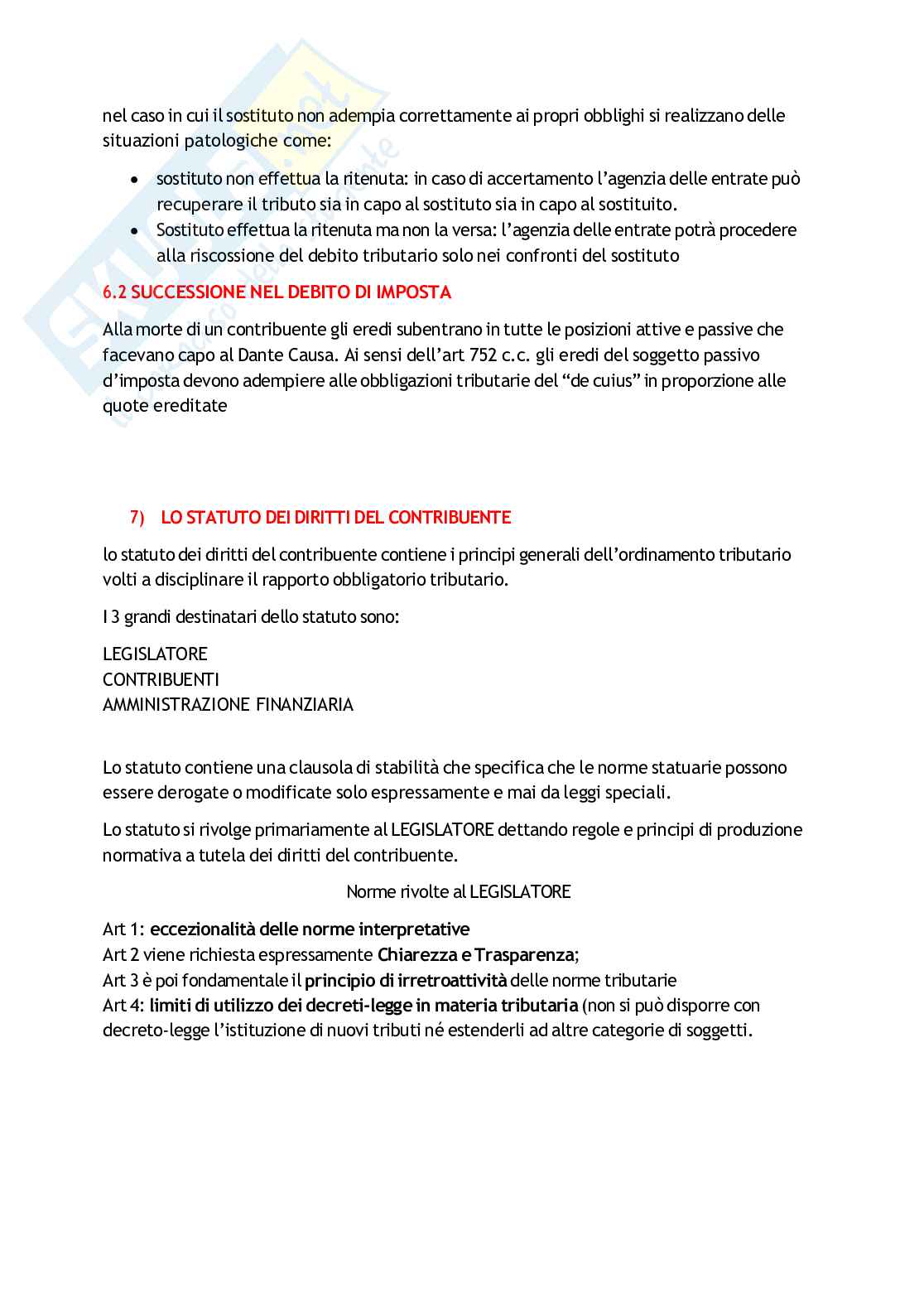 Appunti di Diritto tributario Pag. 6