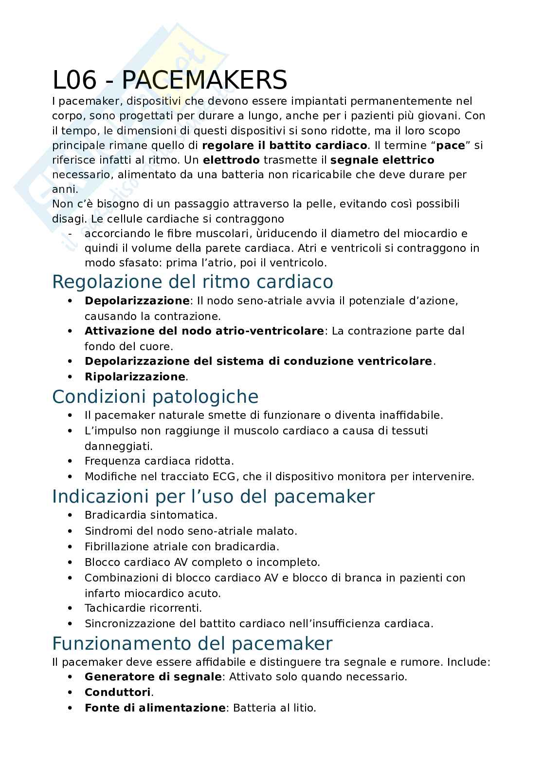 Pacemacker spiegazione Pag. 1