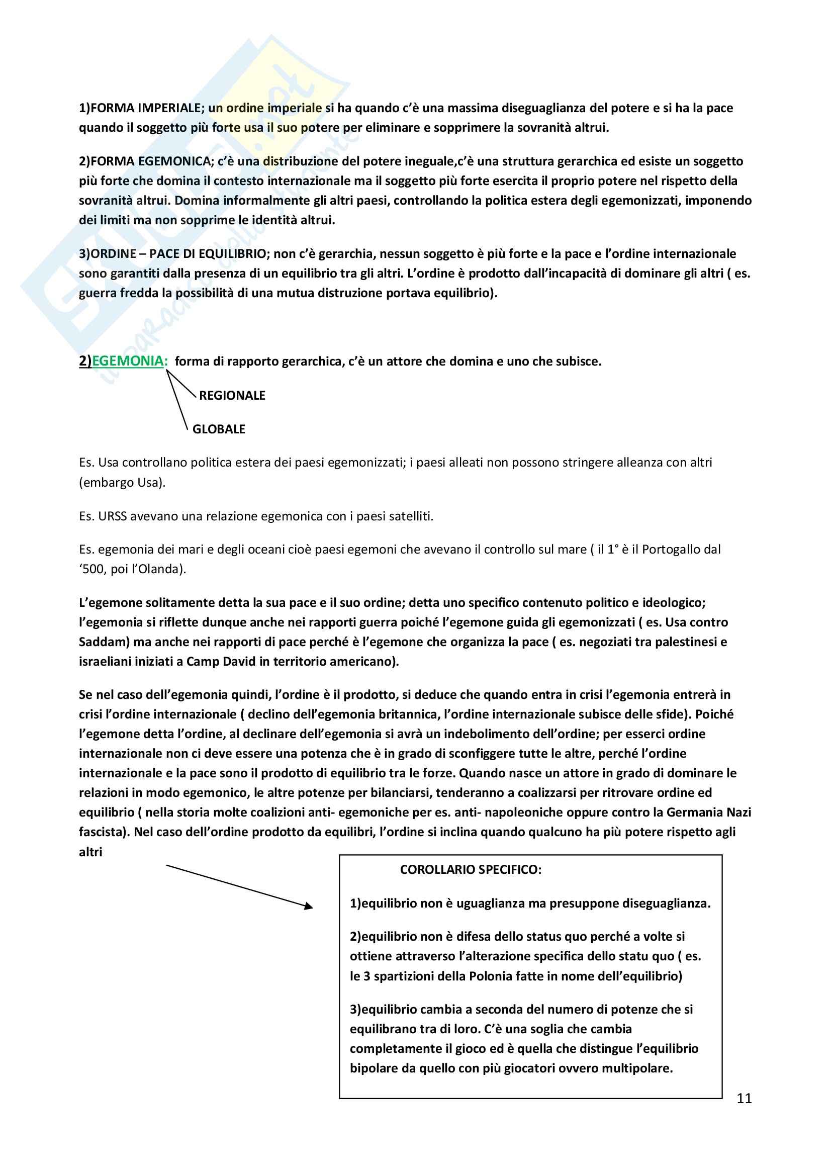 Storia delle relazioni internazionali - Appunti Pag. 11