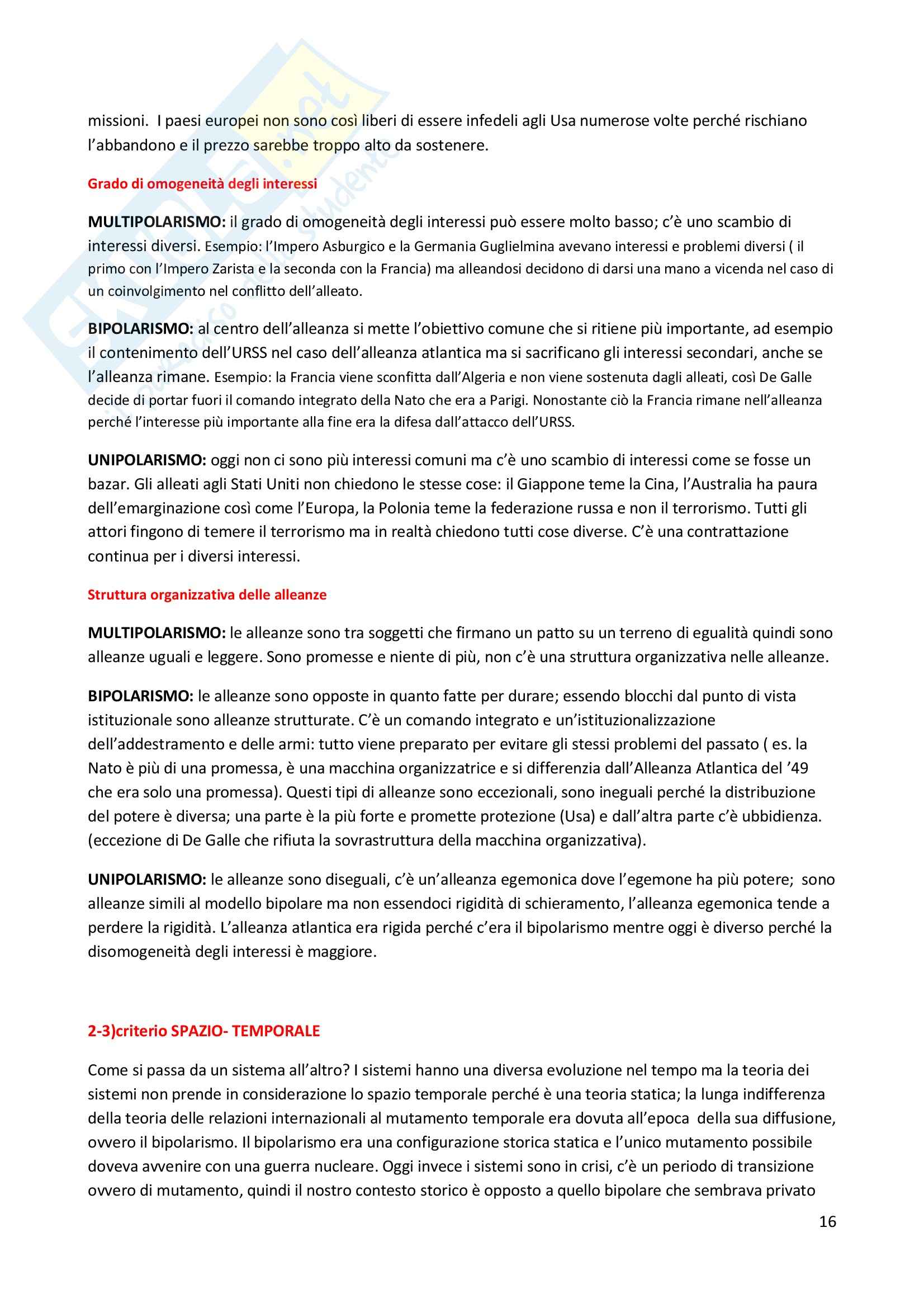 Storia delle relazioni internazionali - Appunti Pag. 16