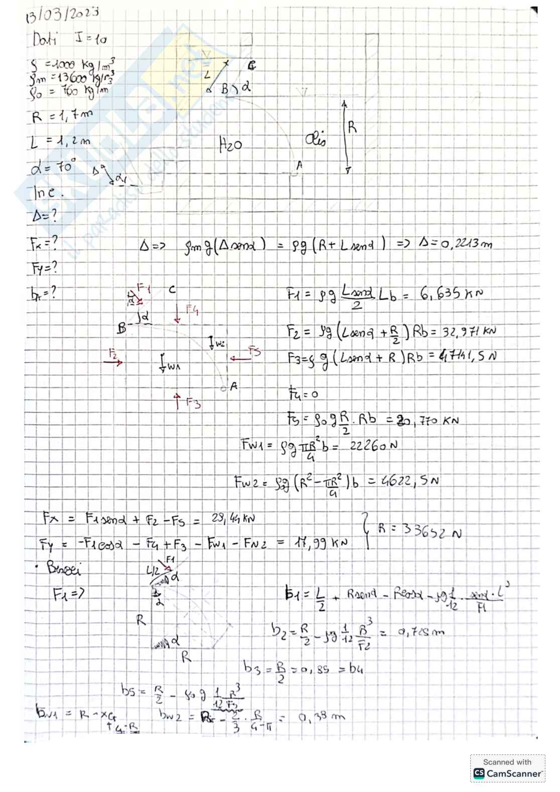 Esercizi Fluidodinamica - parte 1 Pag. 16