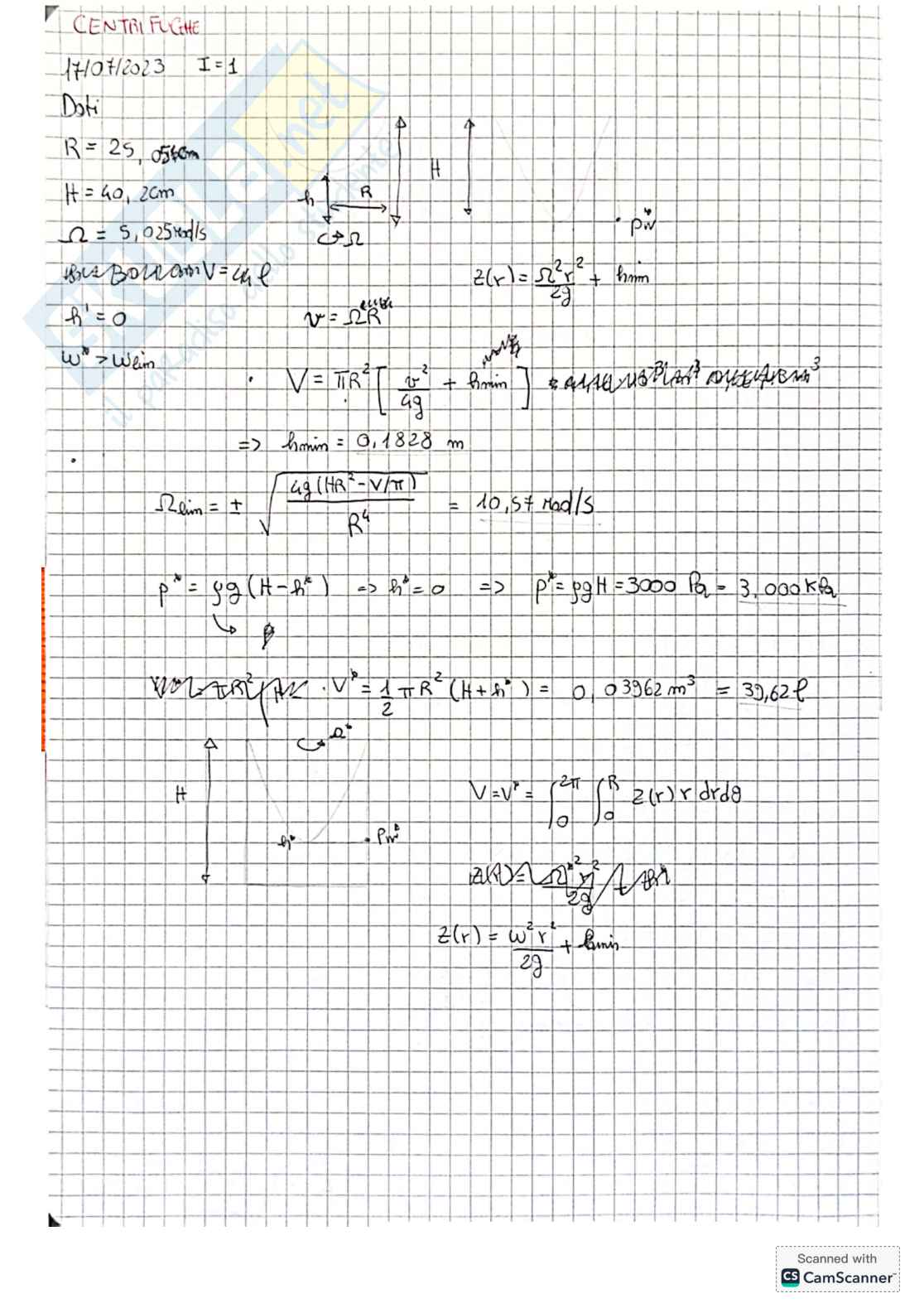 Esercizi Fluidodinamica - parte 1 Pag. 21