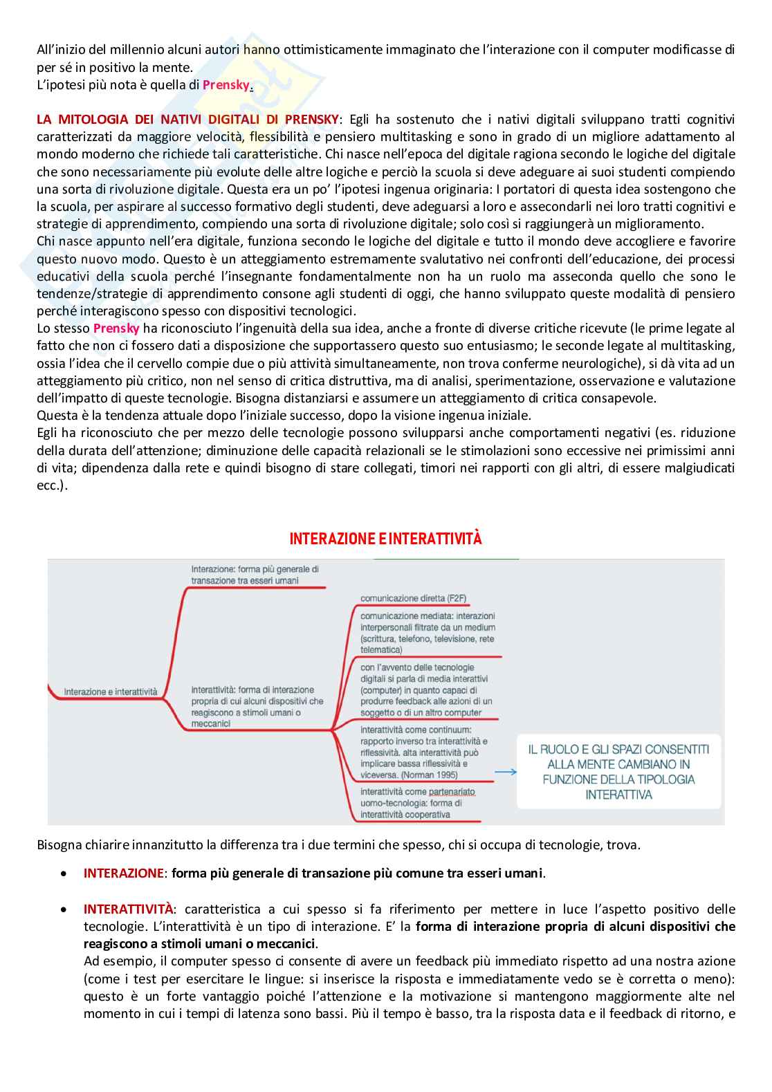 Riassunto esame Tecnologie Didattiche, Prof. Martini. Appunti e rielaborazione personale attraverso la frequenza a tutte le lezioni Pag. 11