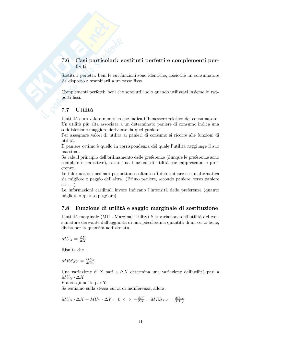 Fondamenti di Economia - Appunti completi del corso Pag. 11