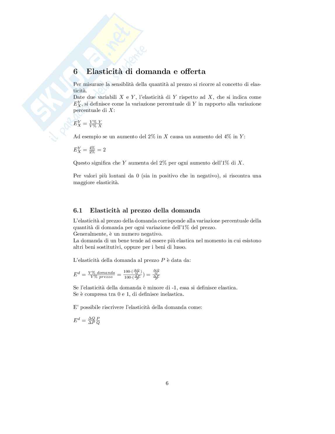Fondamenti di Economia - Appunti completi del corso Pag. 6