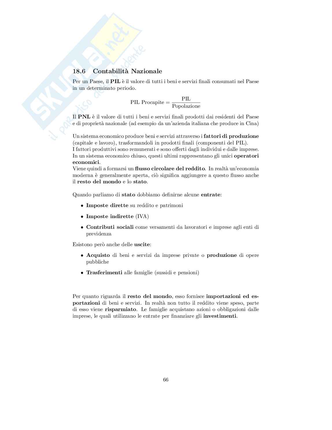 Fondamenti di Economia - Appunti completi del corso Pag. 66