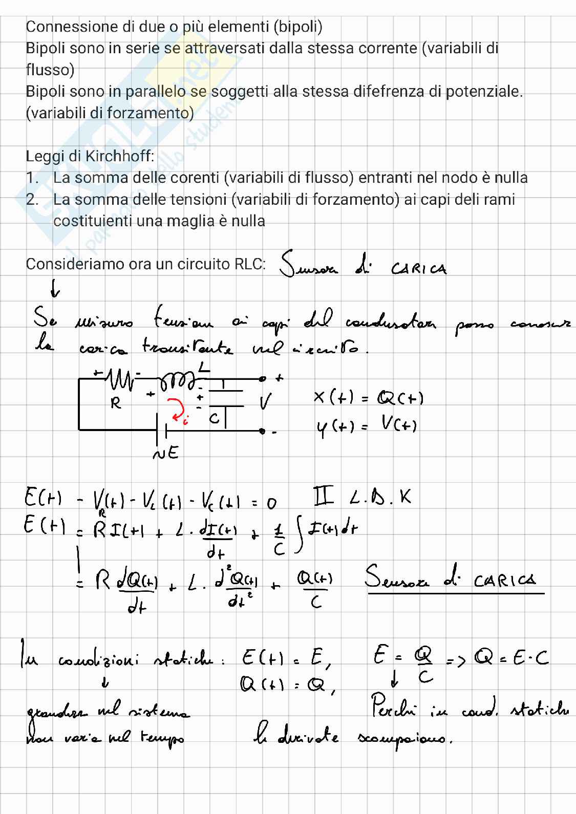 Sensori e strumentazione biomedica: appunti seconda parte Pag. 1