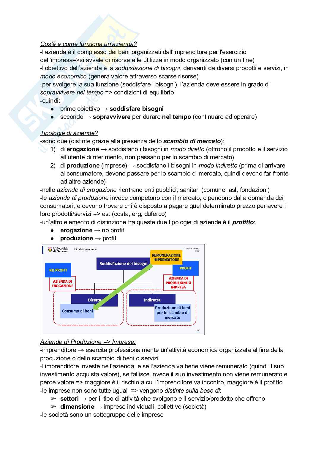 Appunti economia Pag. 1