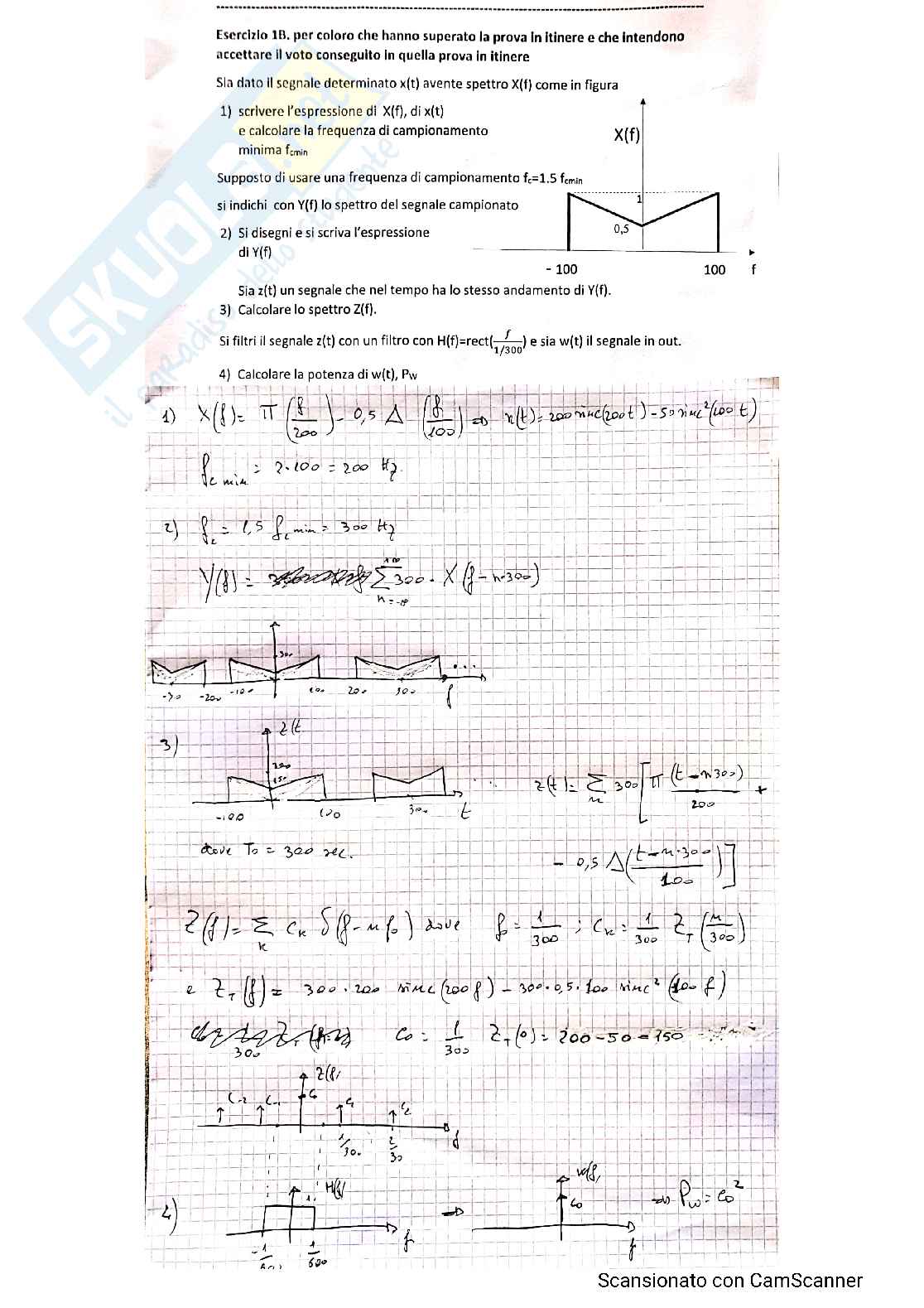 Esercizi segnali determinati - Parte 2 Pag. 21