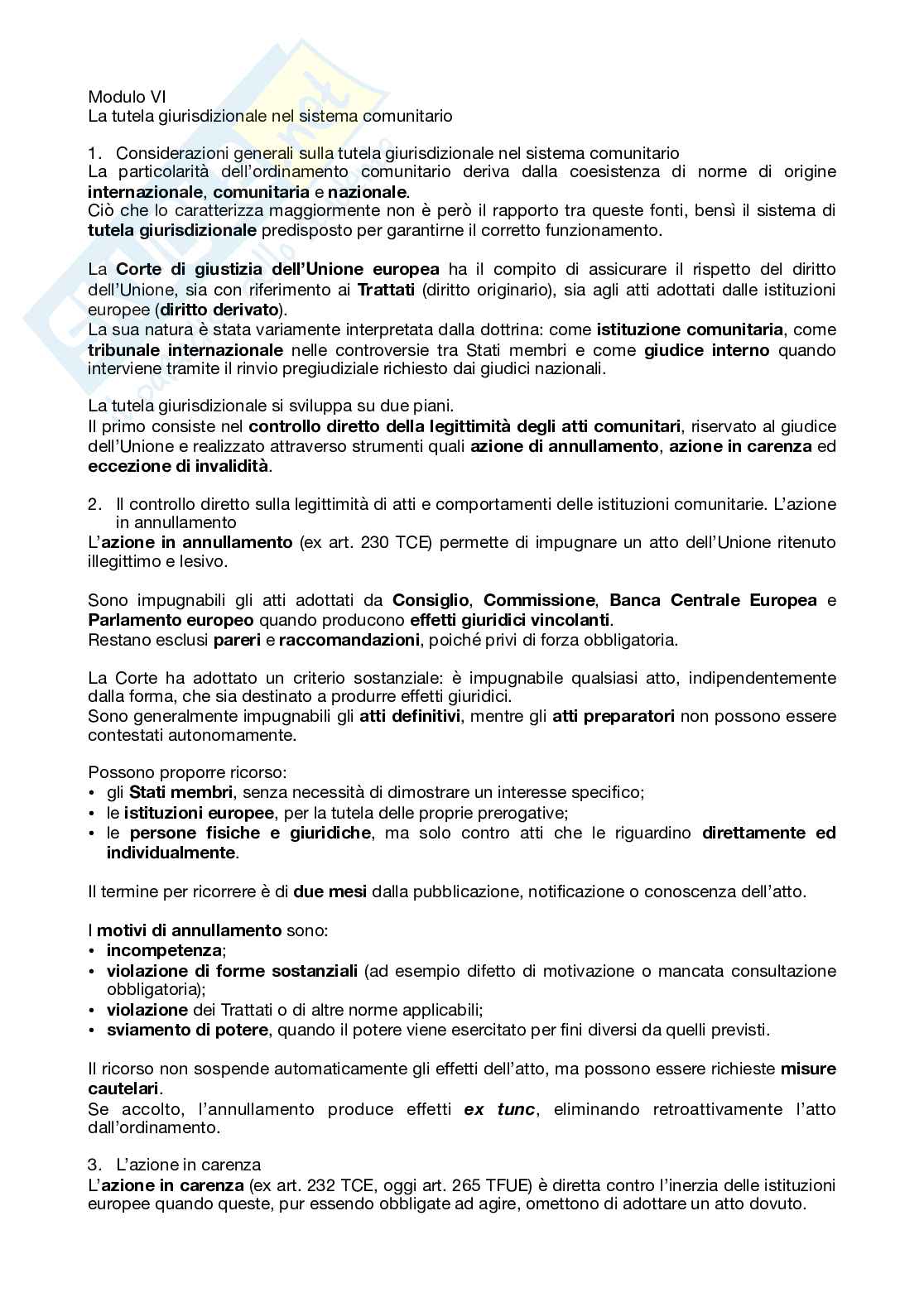 Diritto dell'Unione Europea  Pag. 16