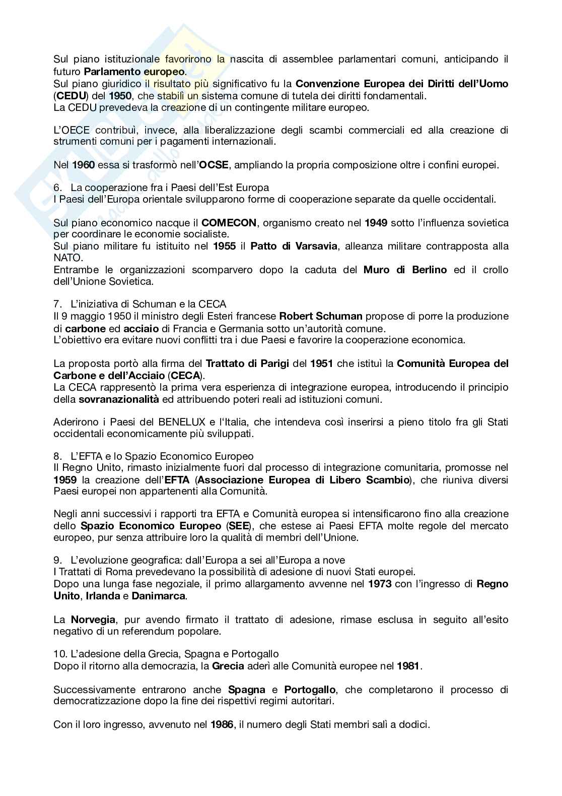 Diritto dell'Unione Europea  Pag. 2