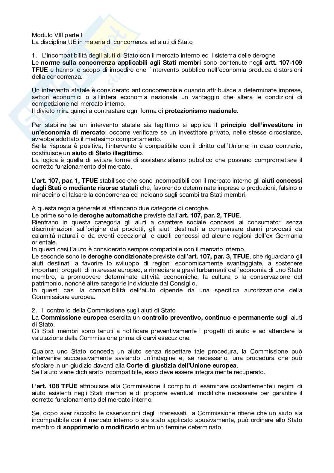 Diritto dell'Unione Europea  Pag. 36