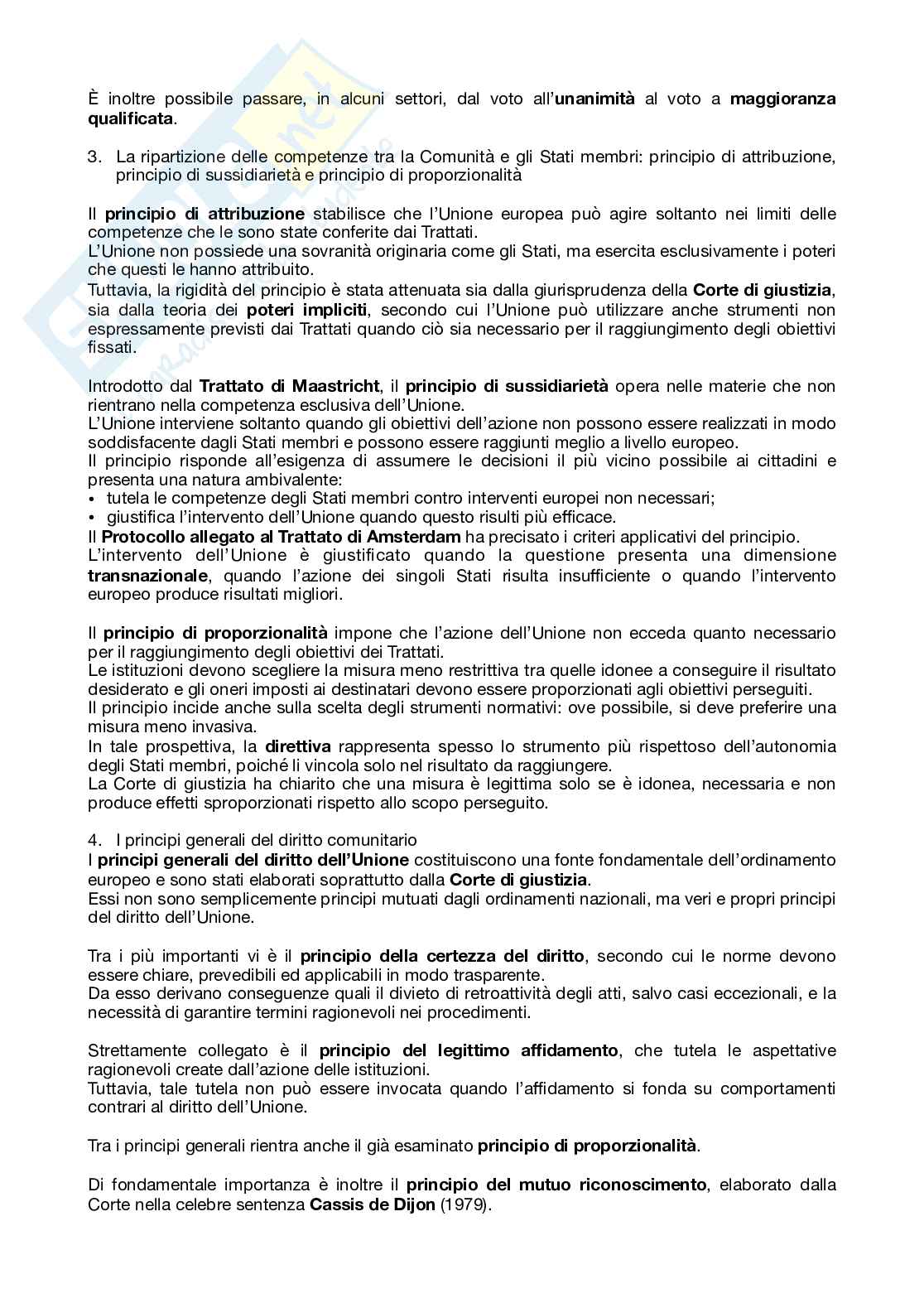 Diritto dell'Unione Europea  Pag. 6