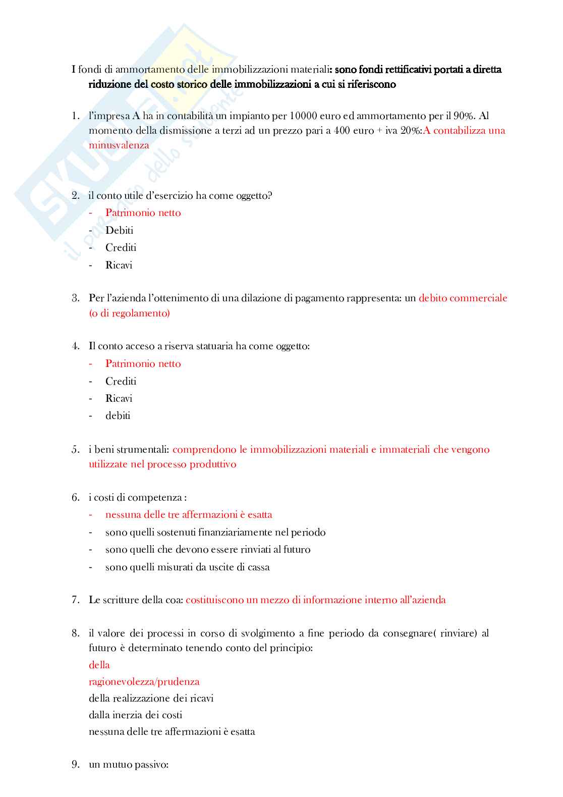 Banca dati Ragioneria svolta Pag. 2