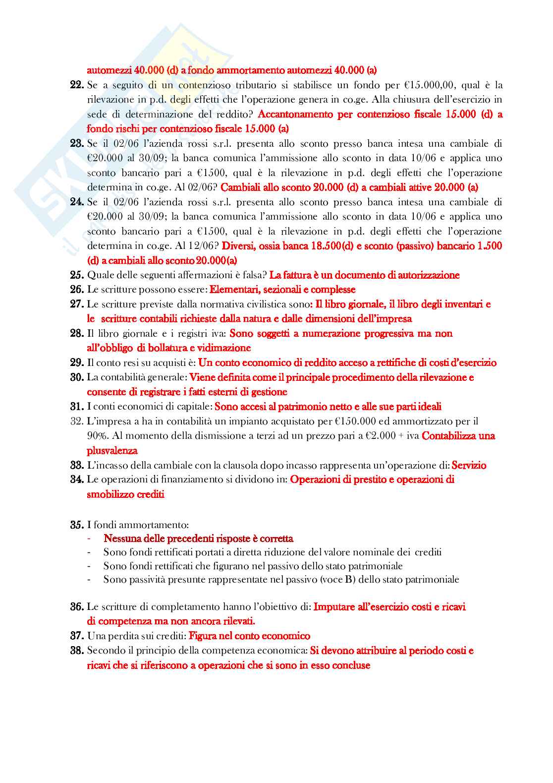 Banca dati Ragioneria svolta Pag. 6
