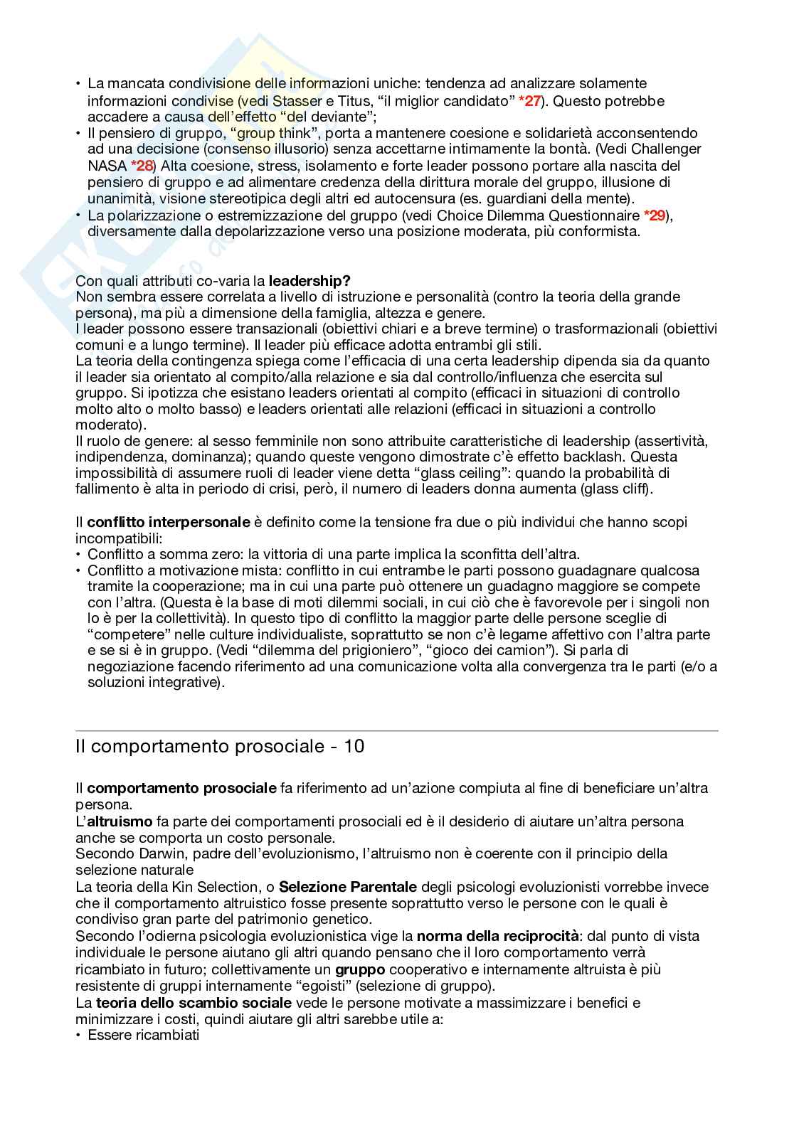 Appunti di Psicologia sociale Pag. 11