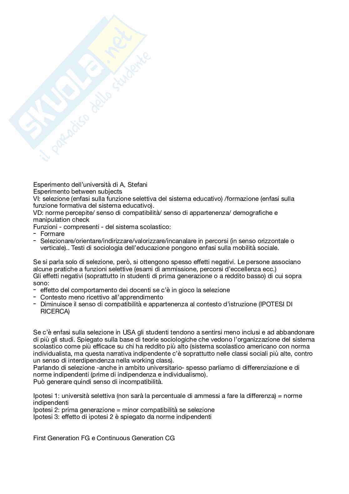 Appunti di Psicologia sociale Pag. 16