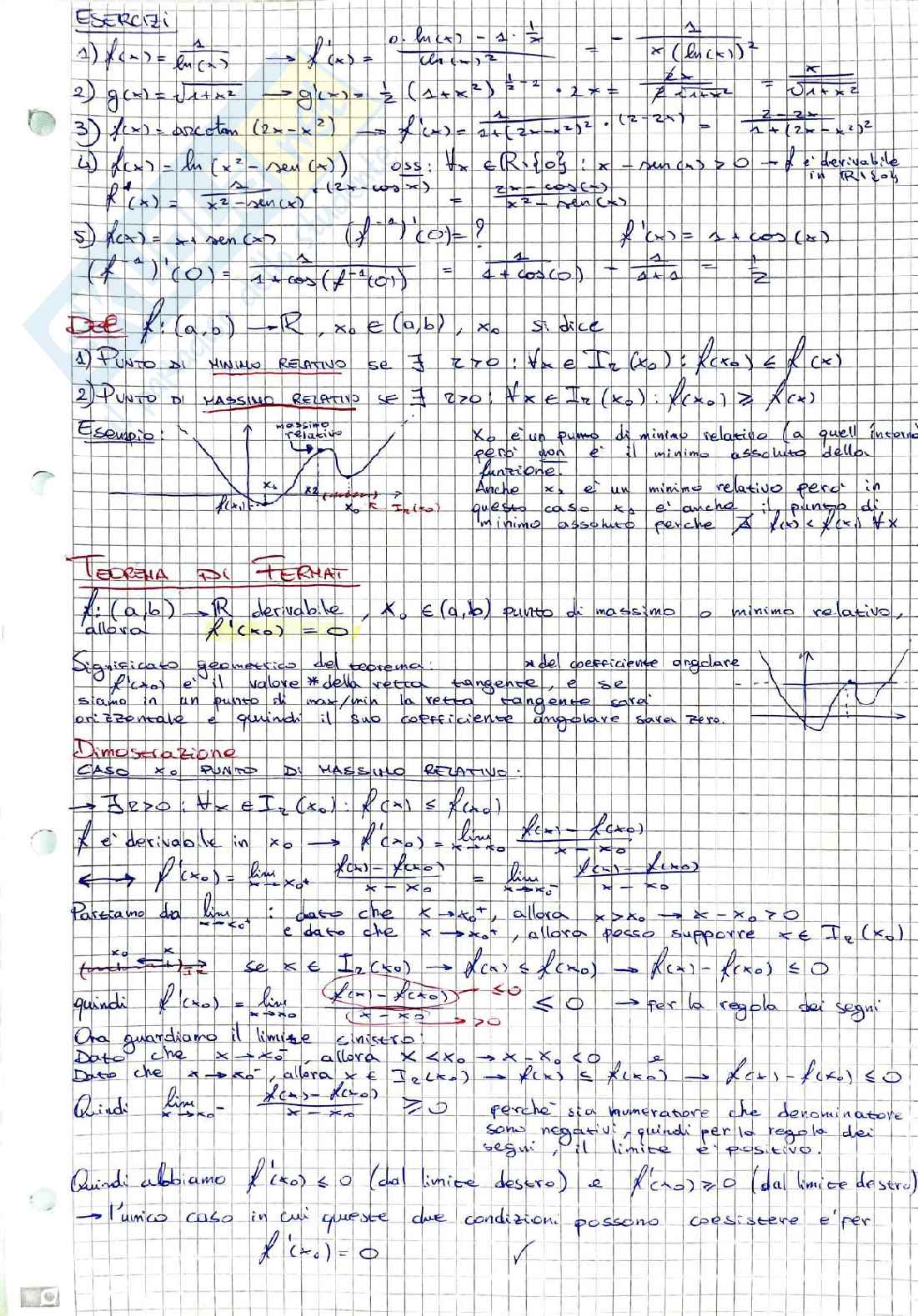 Analisi 1 - Appunti completi + Esercizi Pag. 31