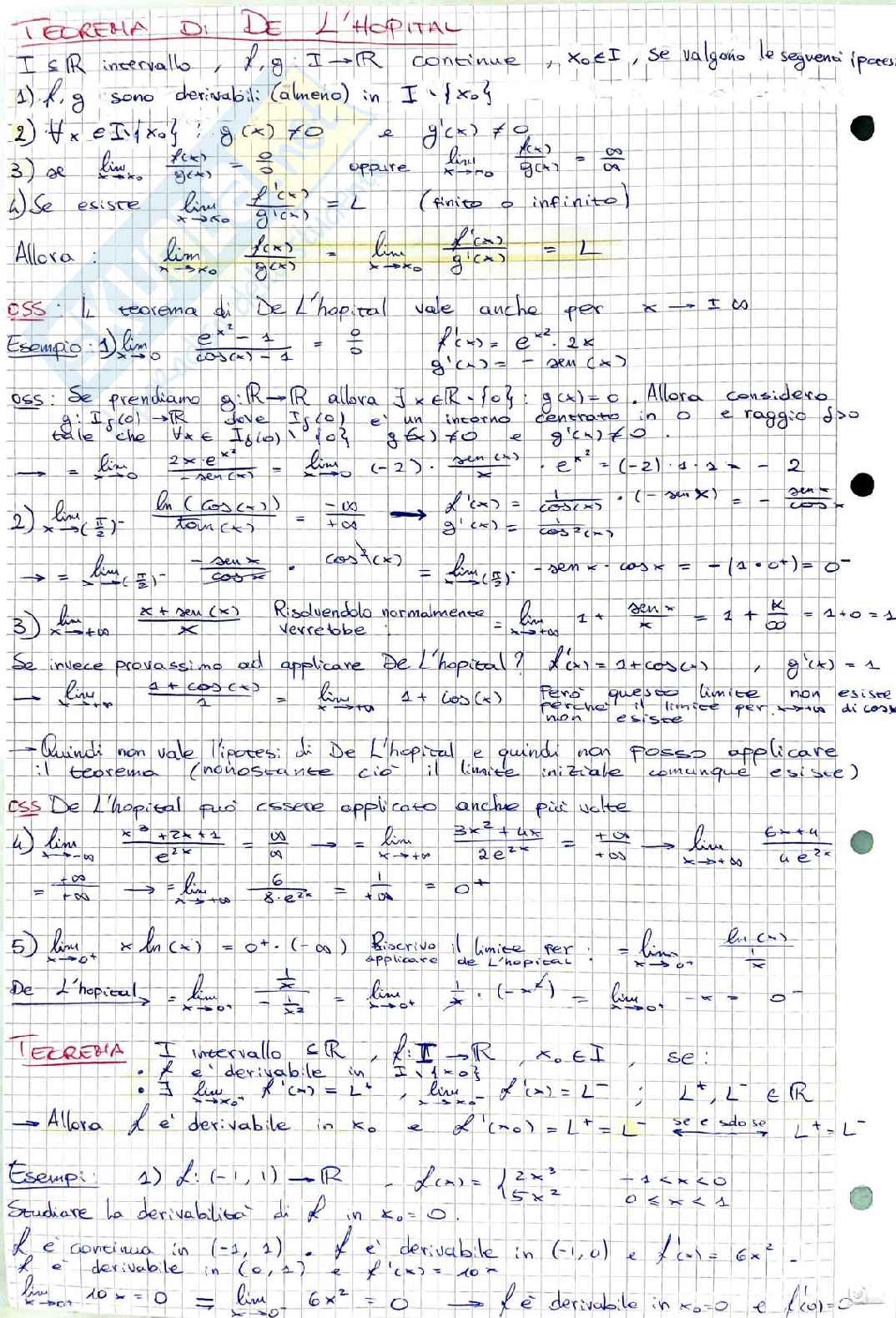 Analisi 1 - Appunti completi + Esercizi Pag. 36