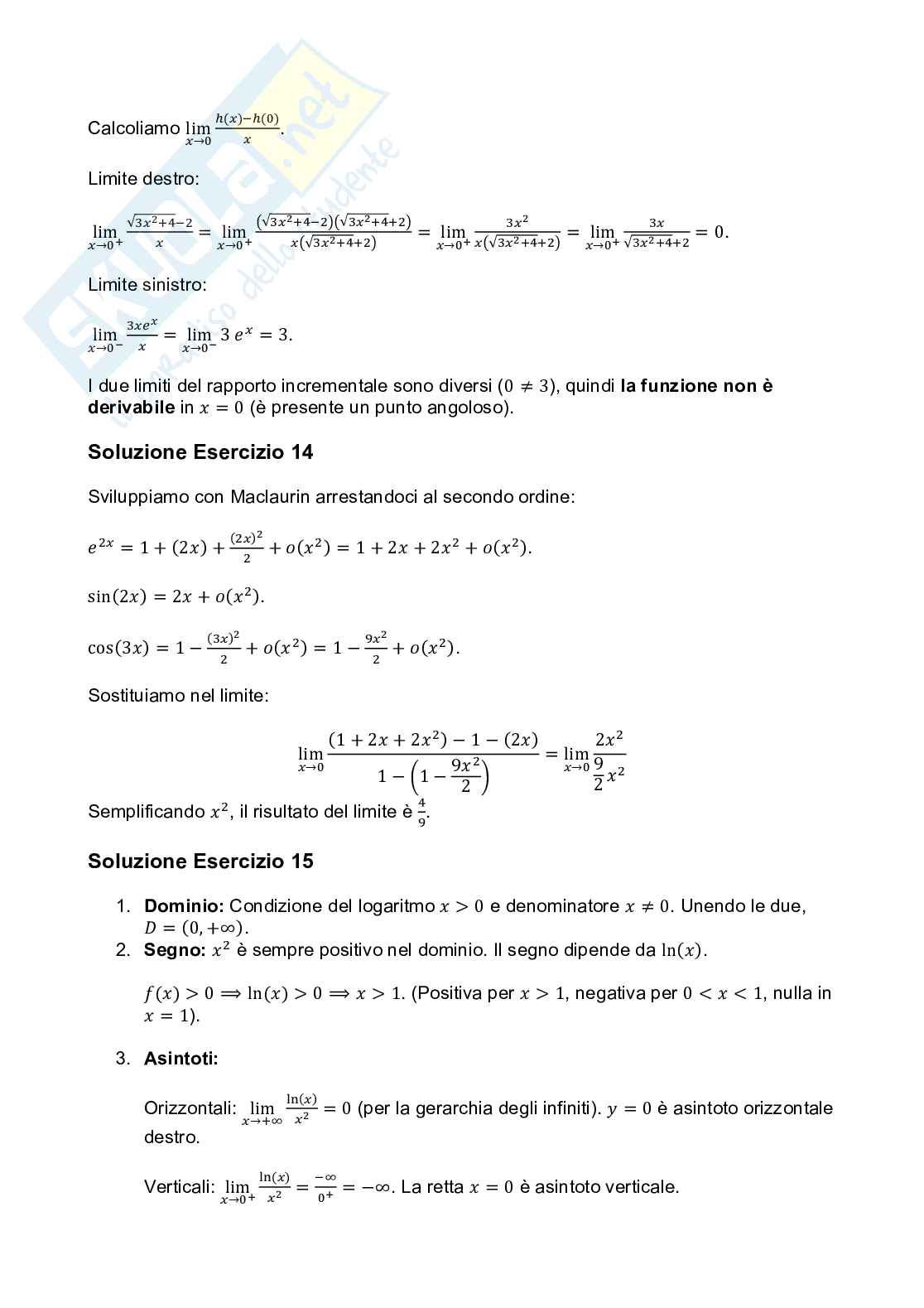 Analisi 1 - Appunti completi + Esercizi Pag. 61