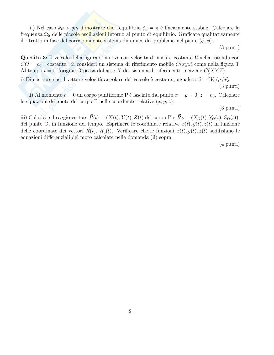 Esercizi completi Meccanica razionale Pag. 56