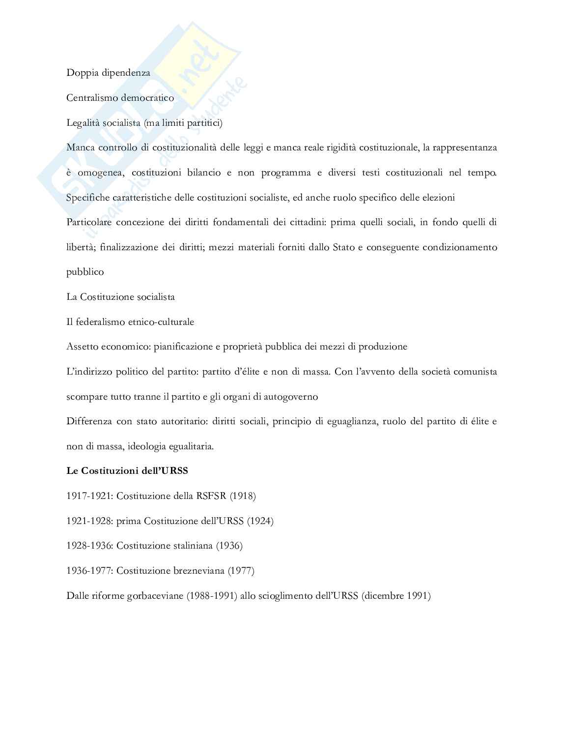 Sistemi costituzionali comparati  Pag. 41