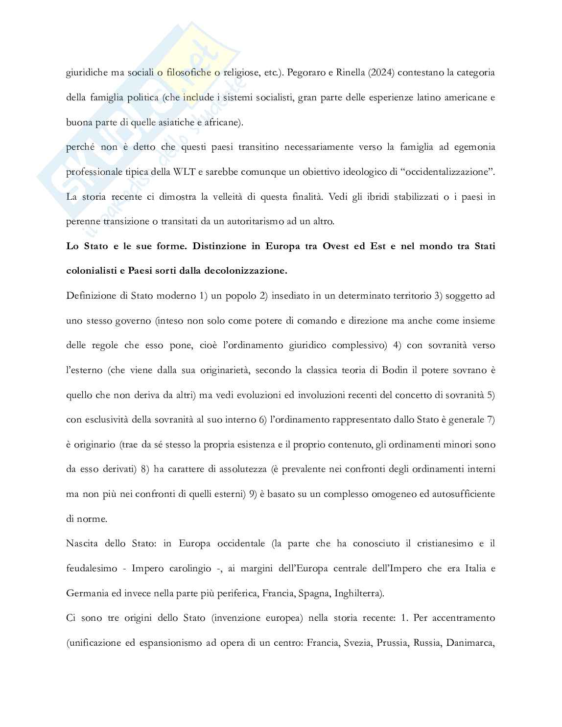 Sistemi costituzionali comparati  Pag. 6