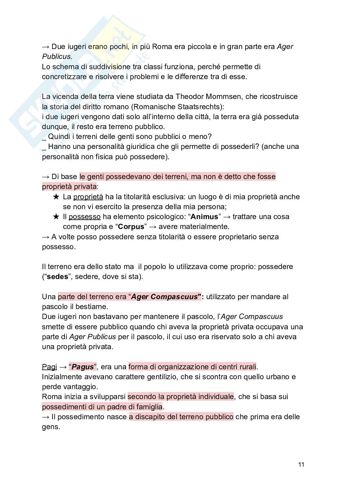 Appunti Storia del diritto romano Pag. 11