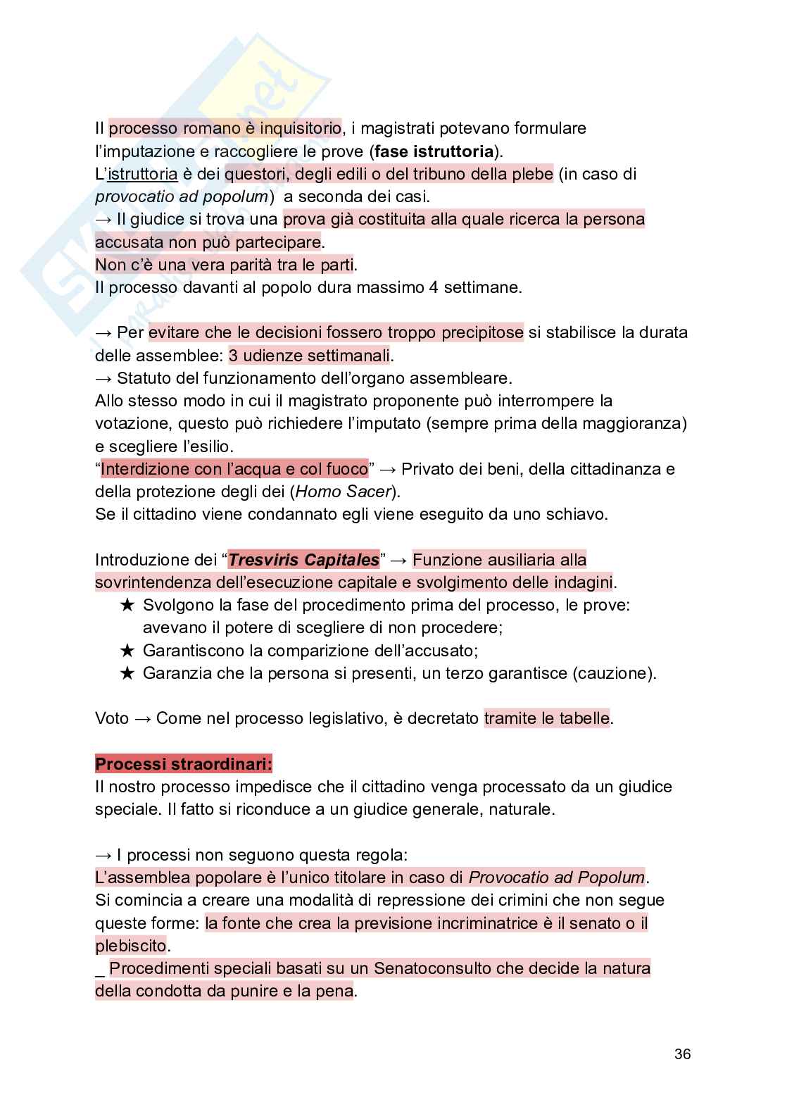 Appunti Storia del diritto romano Pag. 36