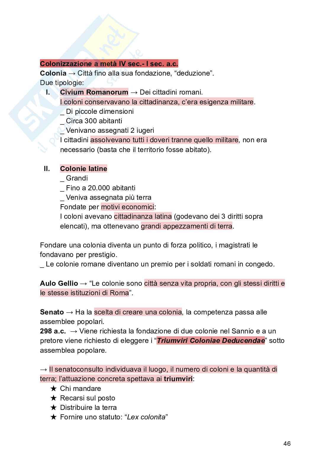 Appunti Storia del diritto romano Pag. 46