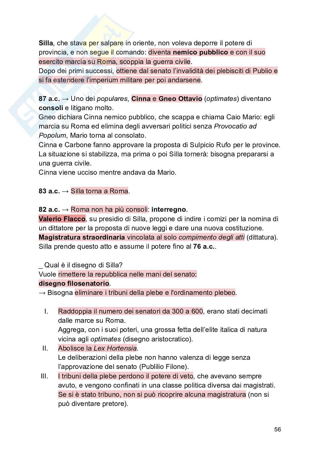 Appunti Storia del diritto romano Pag. 56