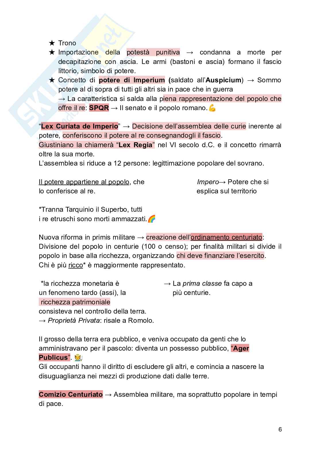 Appunti Storia del diritto romano Pag. 6