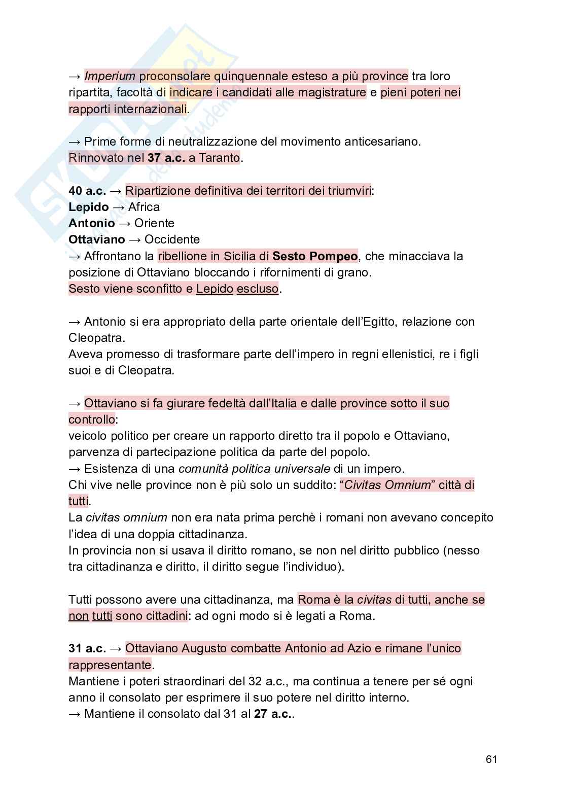 Appunti Storia del diritto romano Pag. 61
