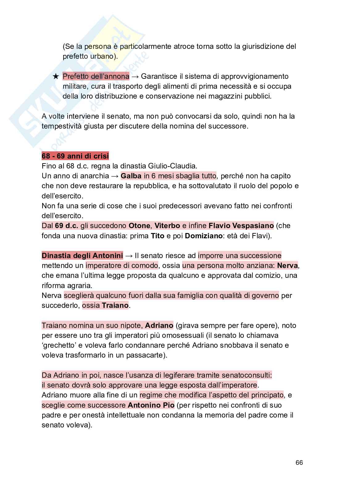 Appunti Storia del diritto romano Pag. 66
