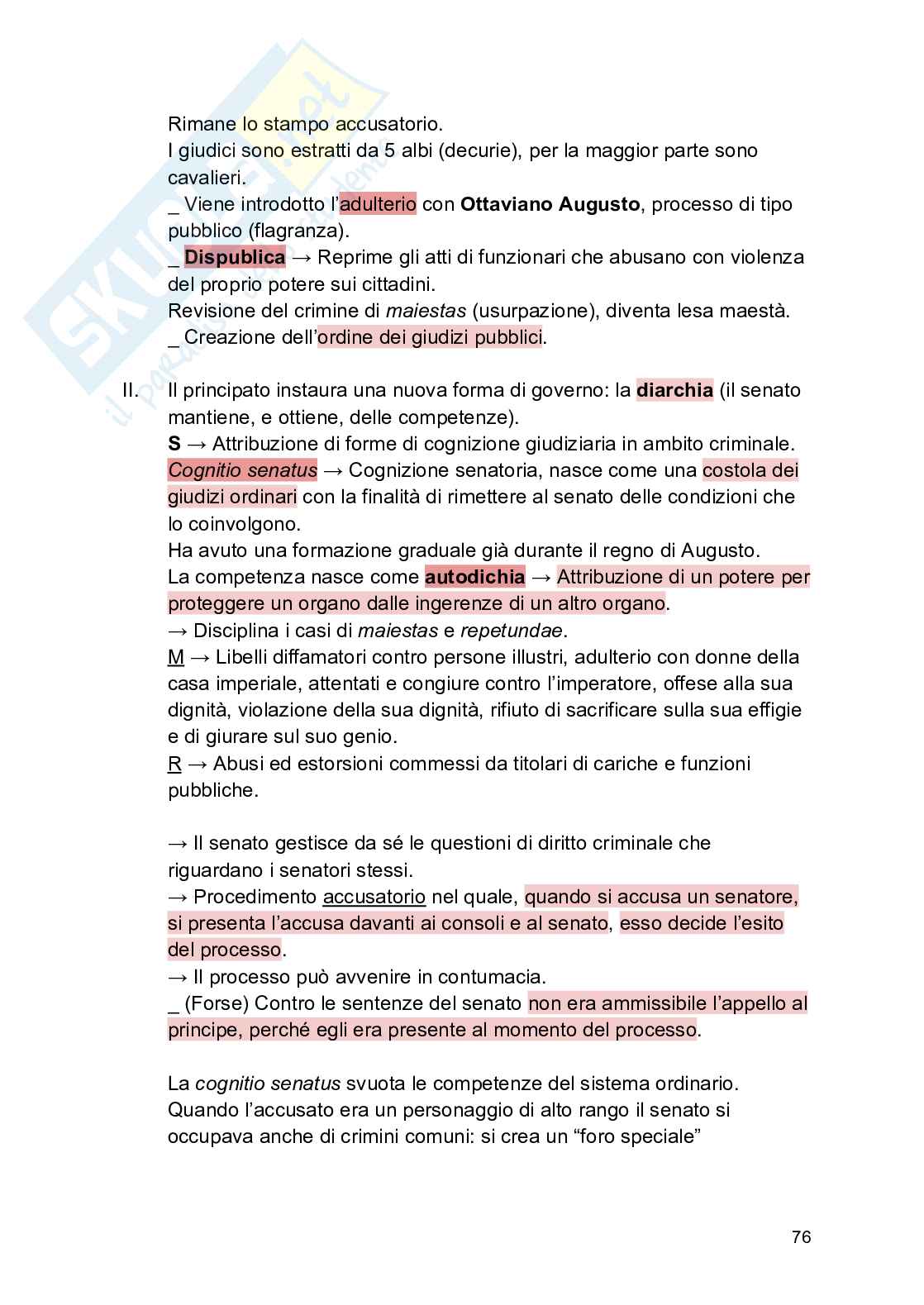 Appunti Storia del diritto romano Pag. 76