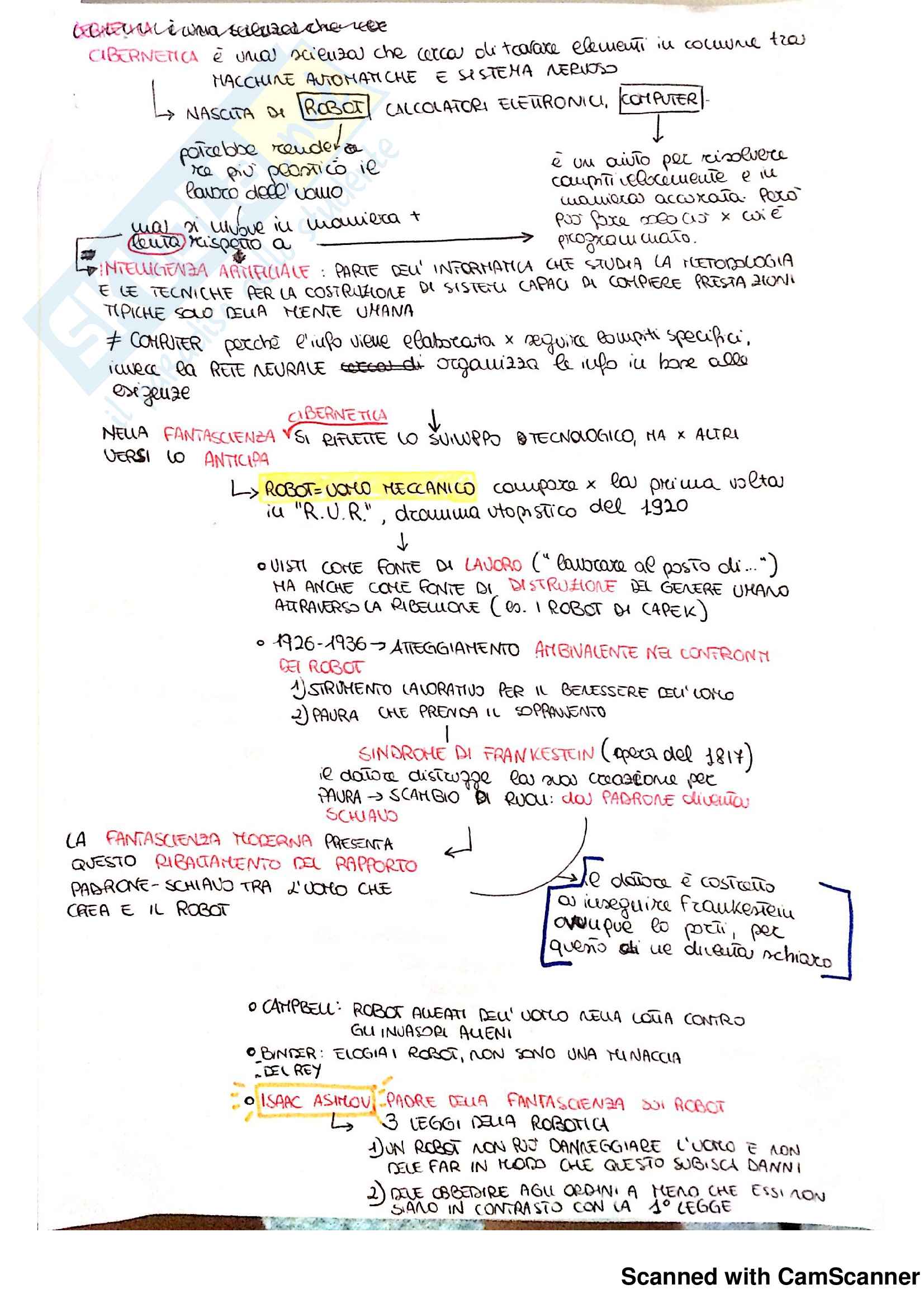 Appunti esame letteratura per l'infanzia, prof. Marini, libro consigliato Fantascienza ed educazione, Marini Pag. 6