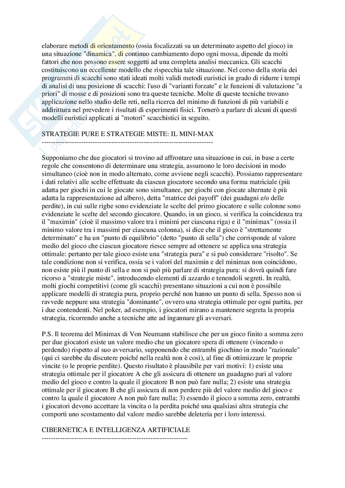 Scacchi e Intelligenza Artificiale Pag. 16