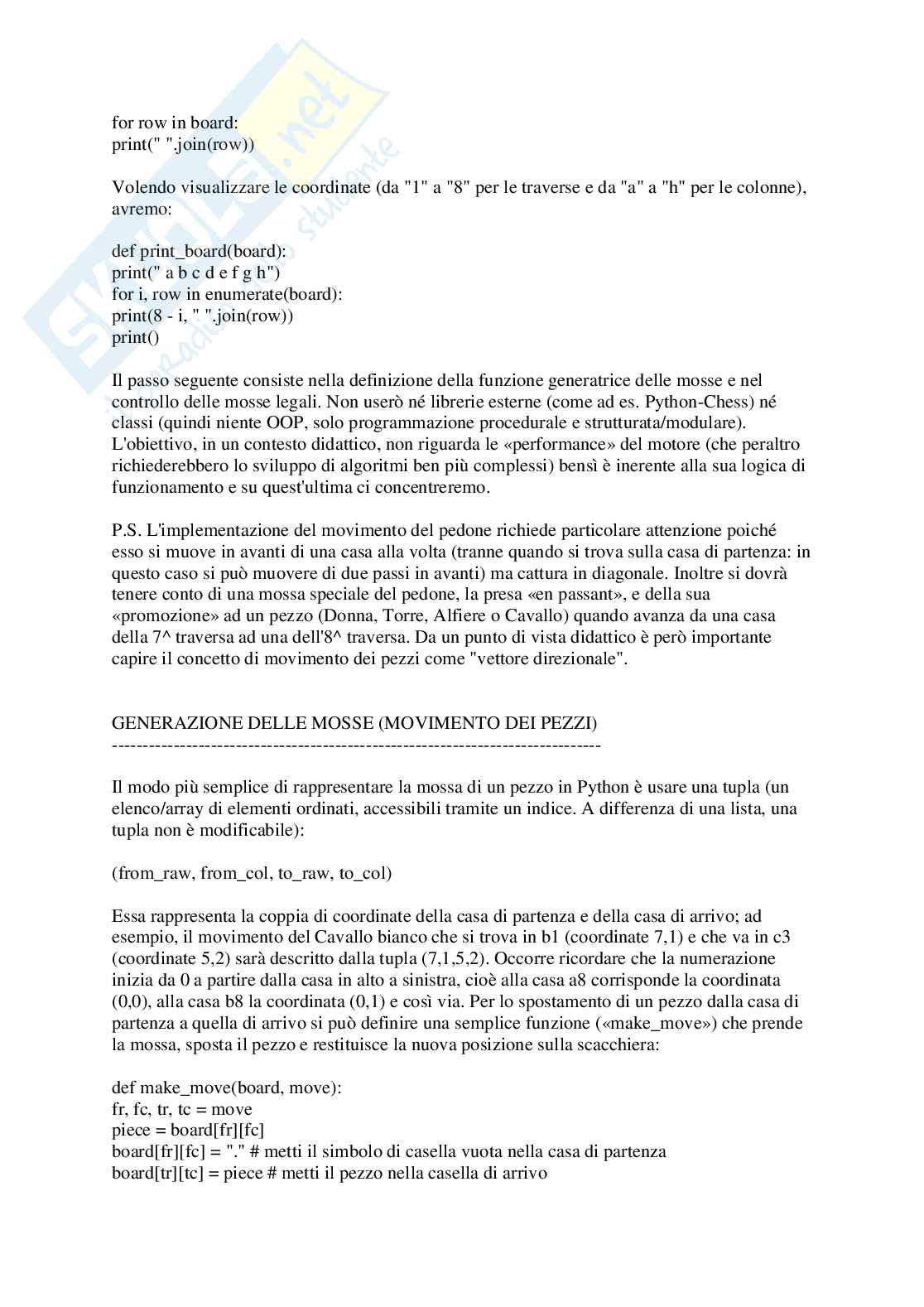 Scacchi e Intelligenza Artificiale Pag. 46