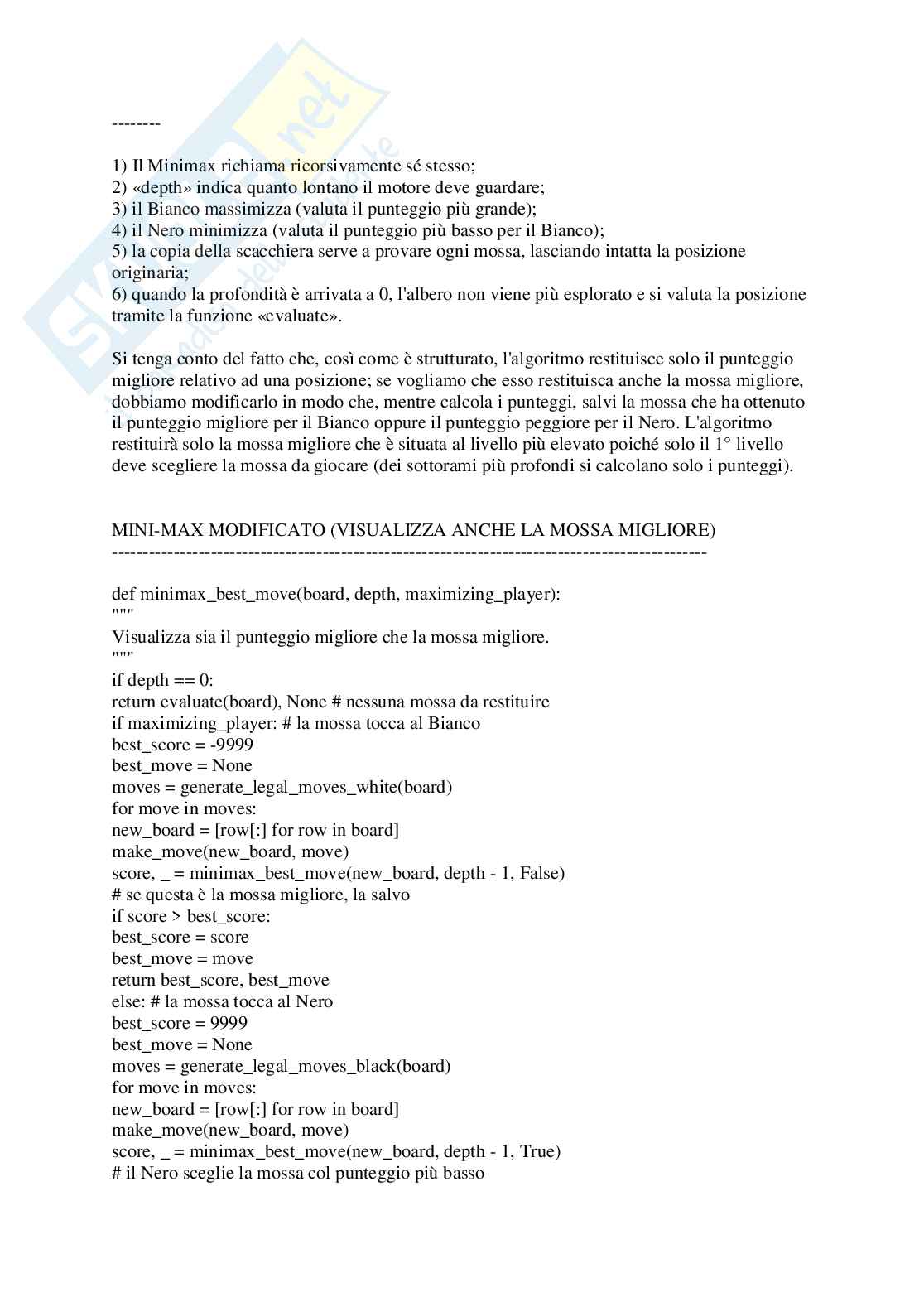 Scacchi e Intelligenza Artificiale Pag. 51