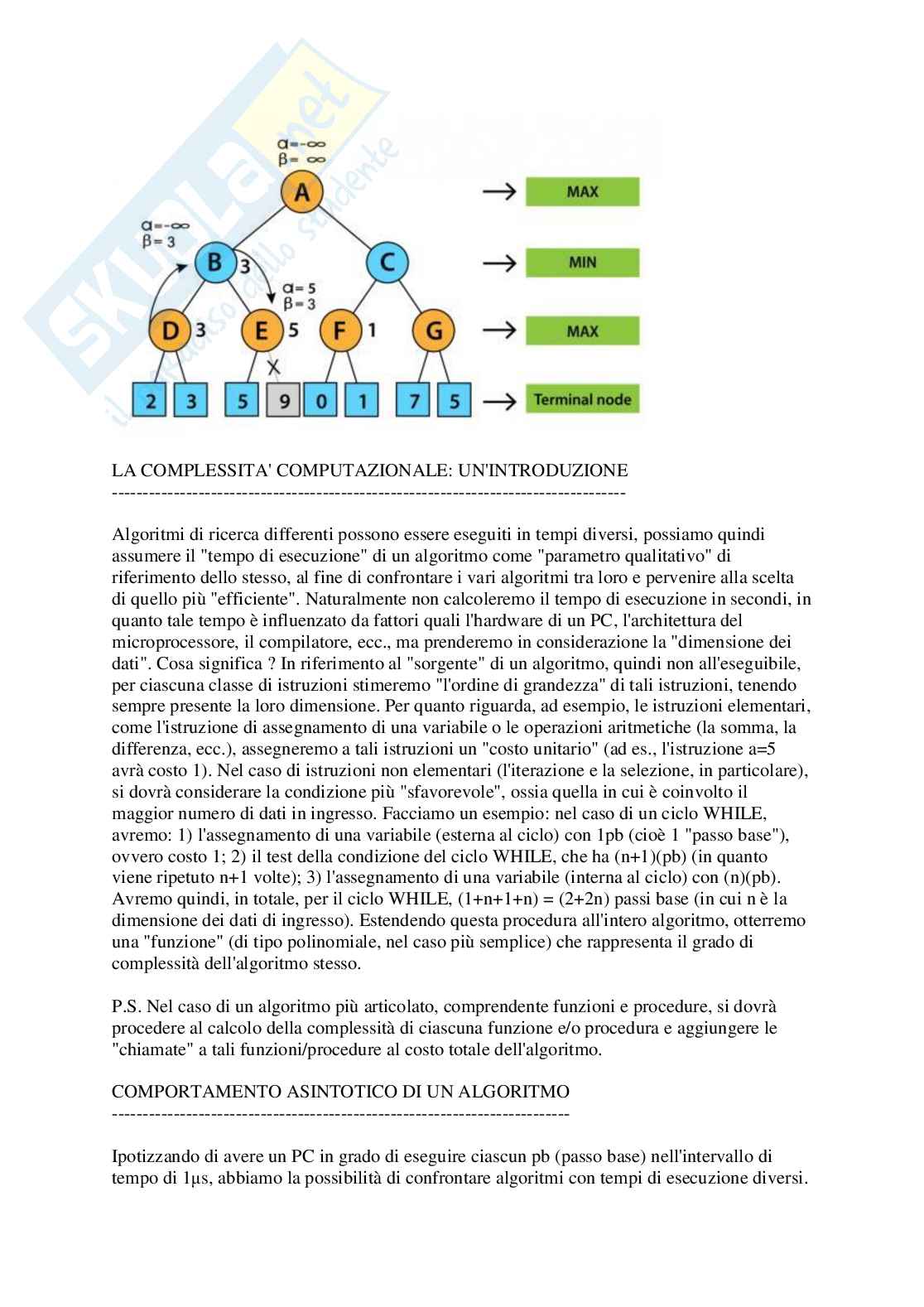 Scacchi e Intelligenza Artificiale Pag. 6