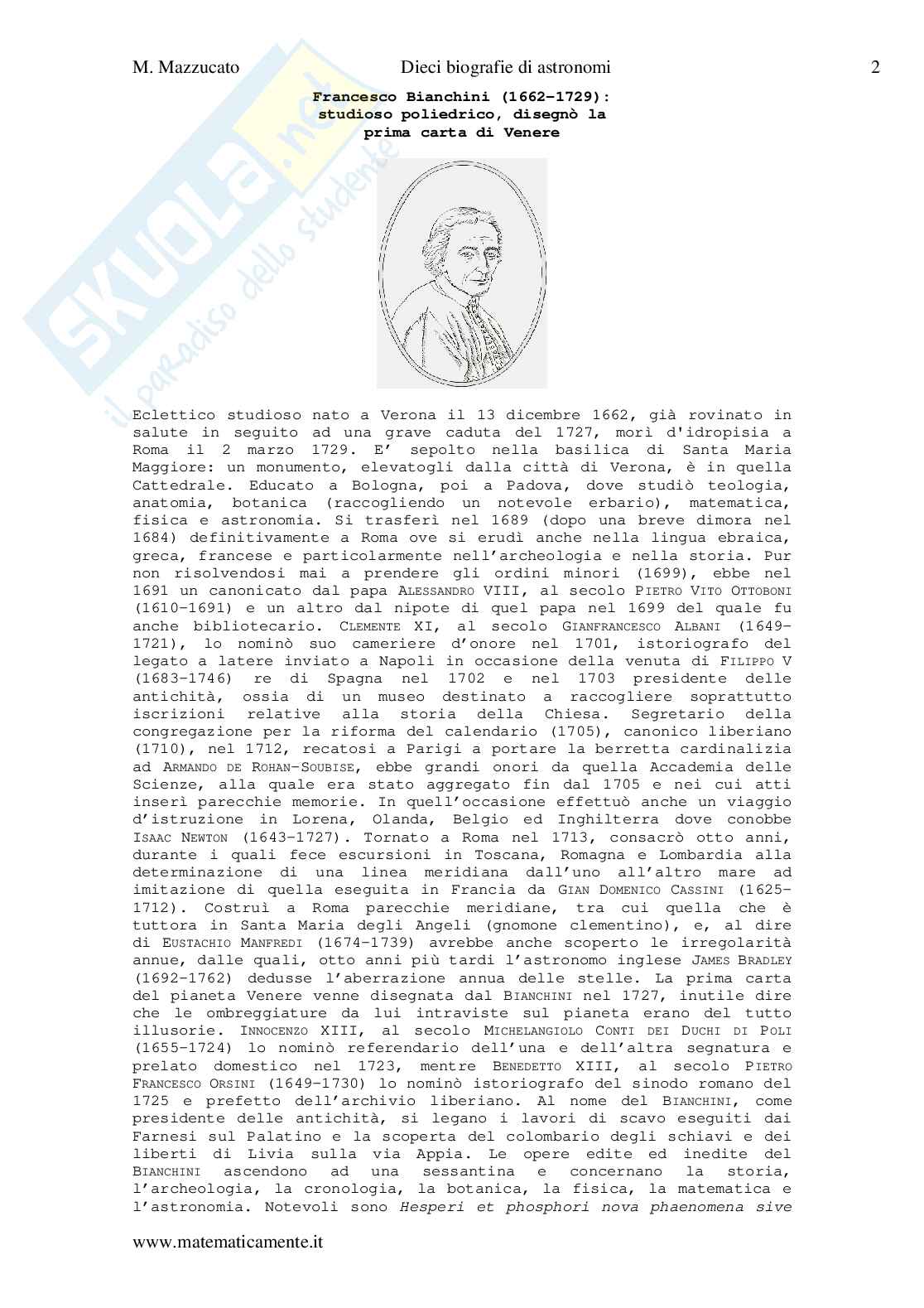 Dieci biografie di astronomi italiani Pag. 2