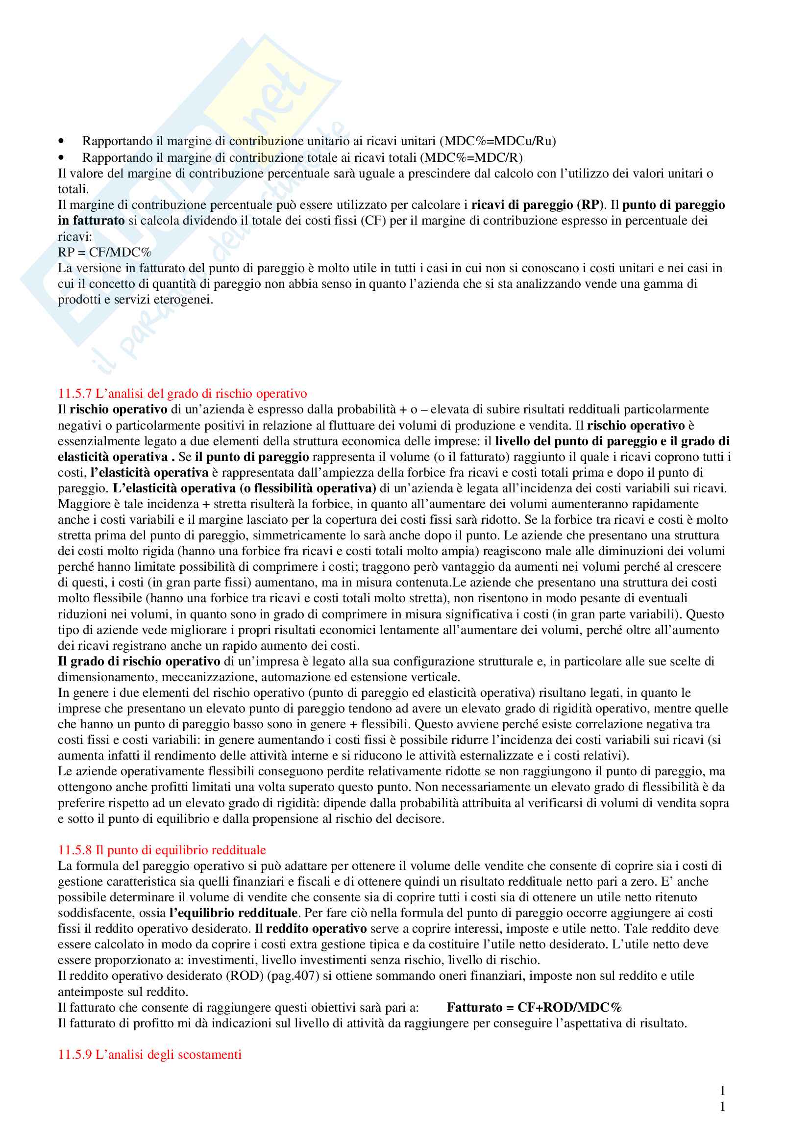 Economia aziendale Pag. 111