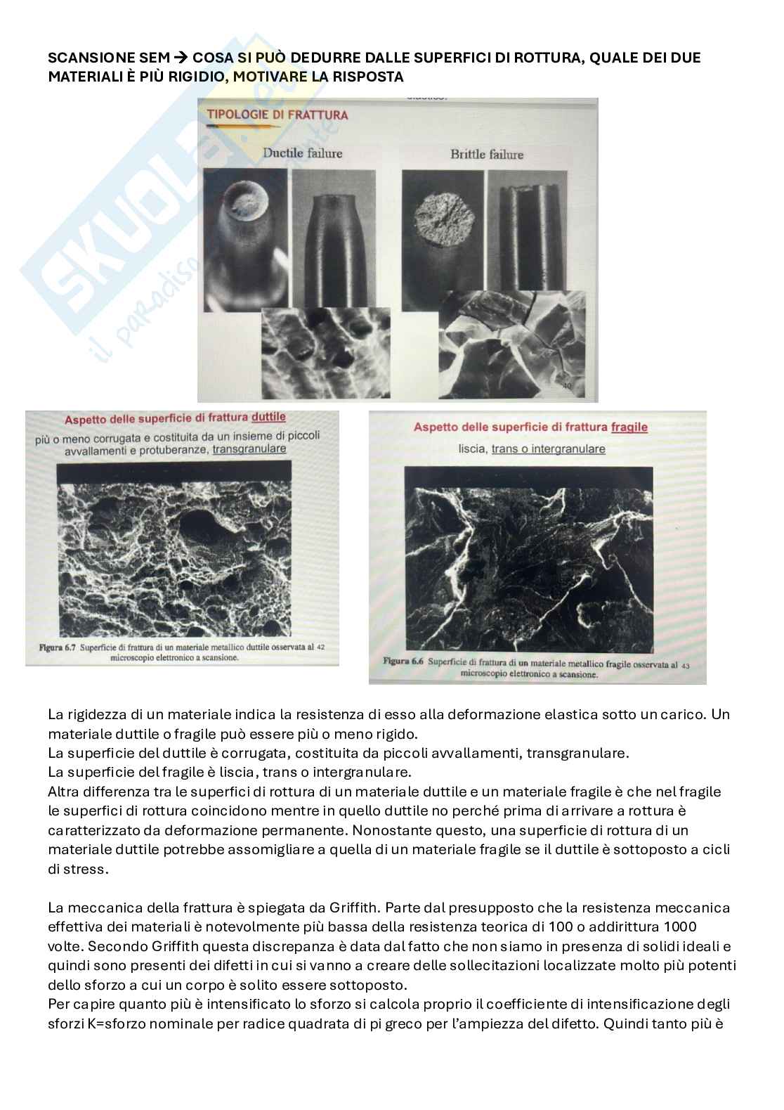 Domande capitate all’esame di Biomateriali Pag. 1