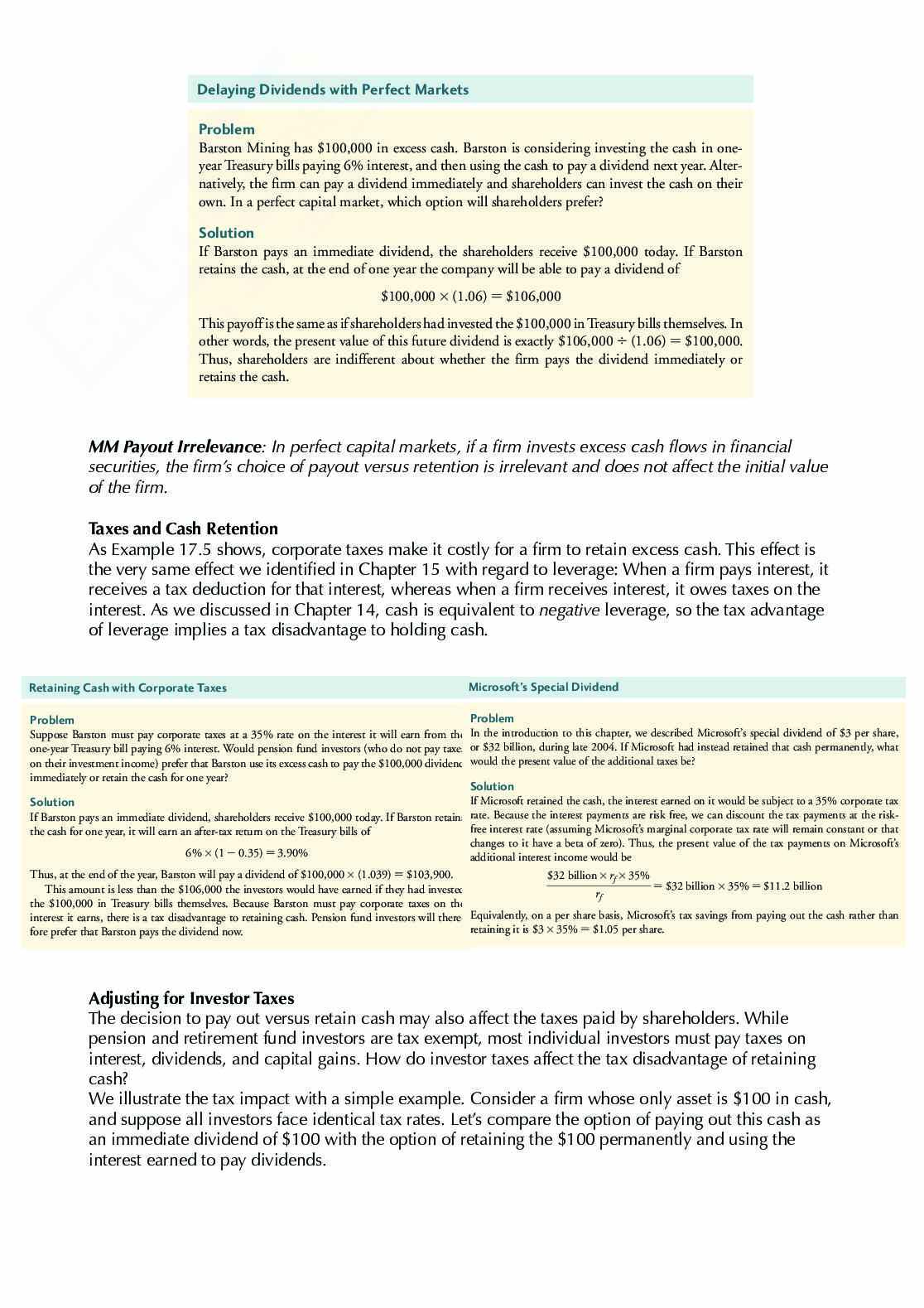 Corporate Finance Pag. 26