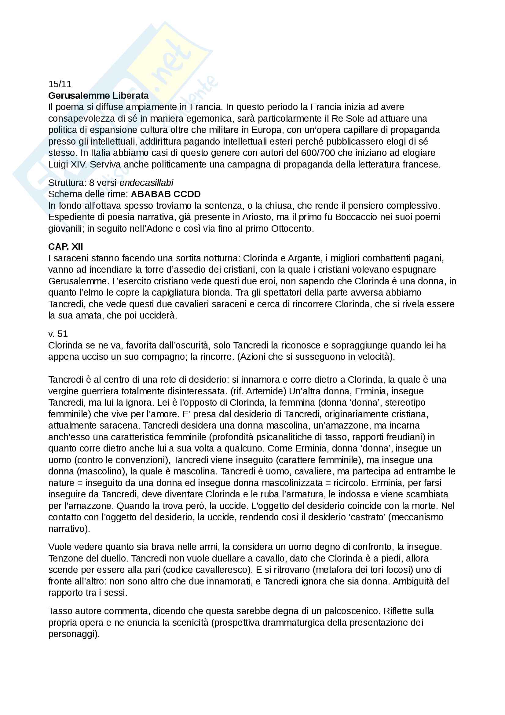 Letteratura e cultura italiana Pag. 6